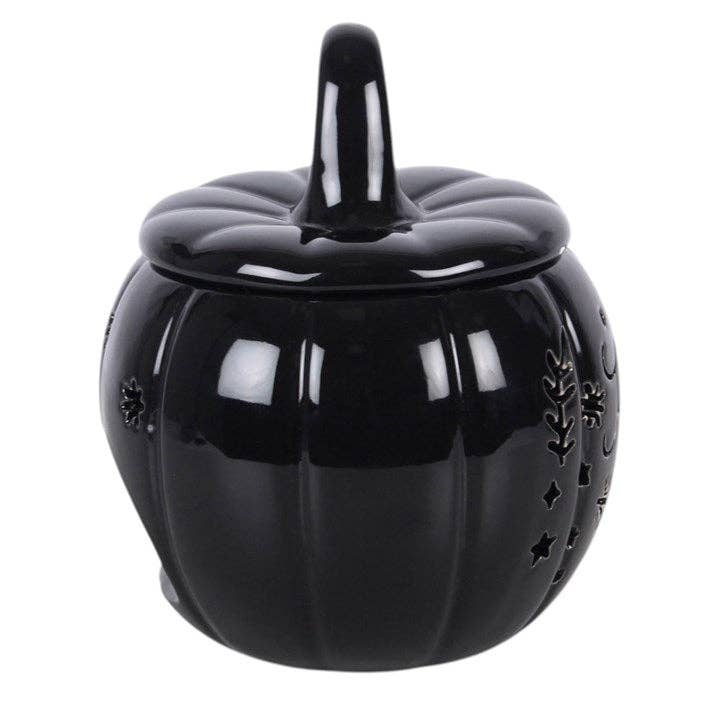 Brûleur Huile / Cire Pumpkin "Folk" noir