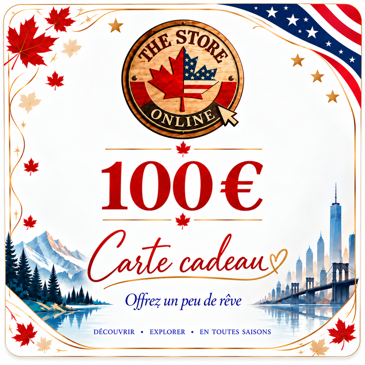 CARTE CADEAU - The Store Online Bailly