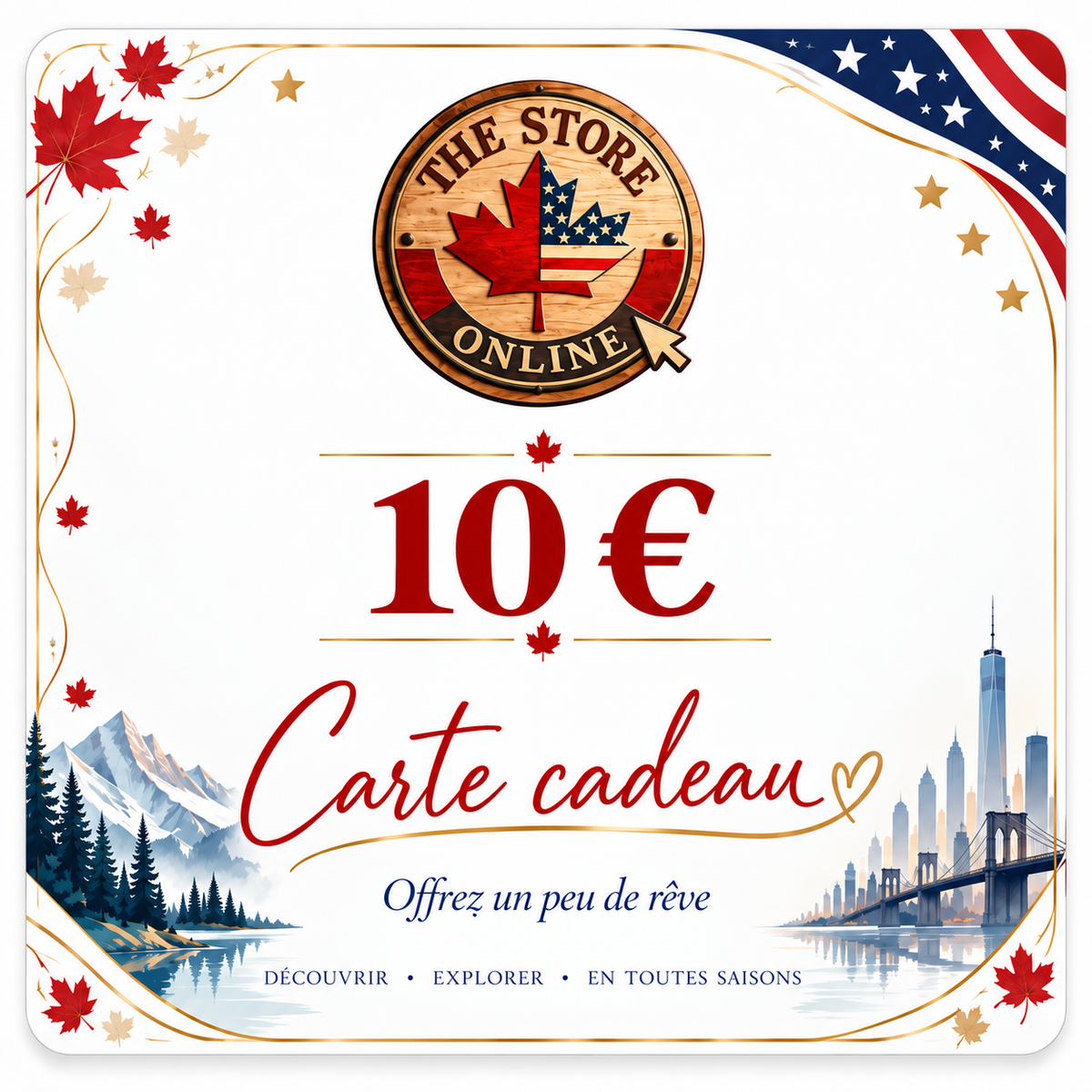 CARTE CADEAU - The Store Online Bailly