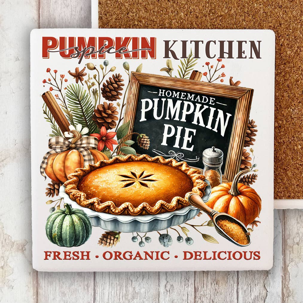 Sous verre "Homemade Pumpkin Pie"