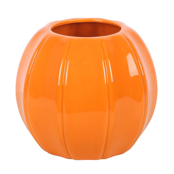 Vase céramique Citrouille orange