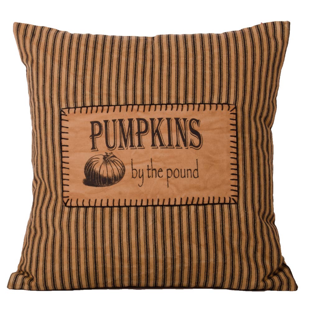 Coussin motif rayé / Pumpkin by the pound