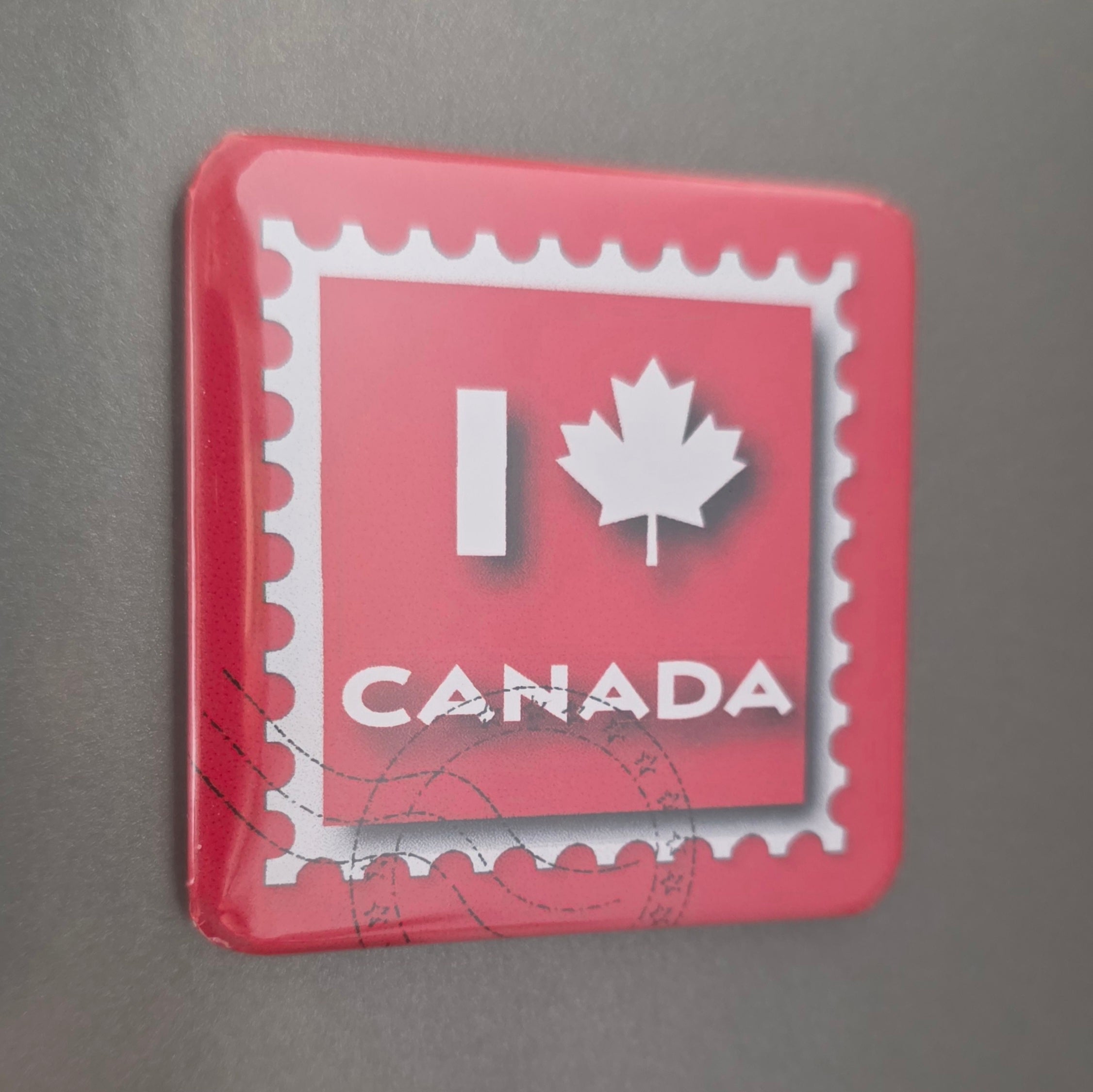 Magnet carré Canada (Modèle au choix)