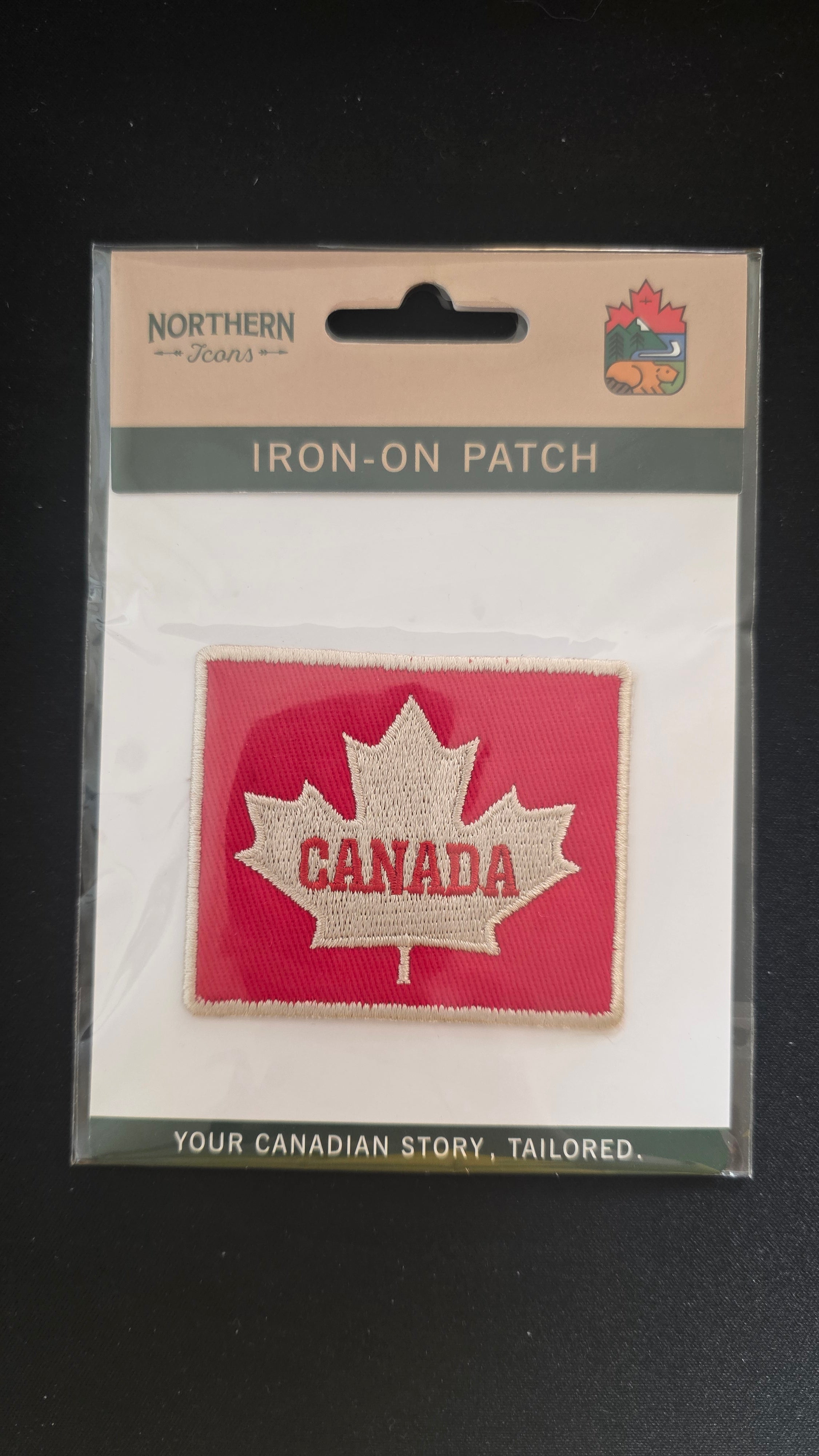 Patch Canada carré rouge