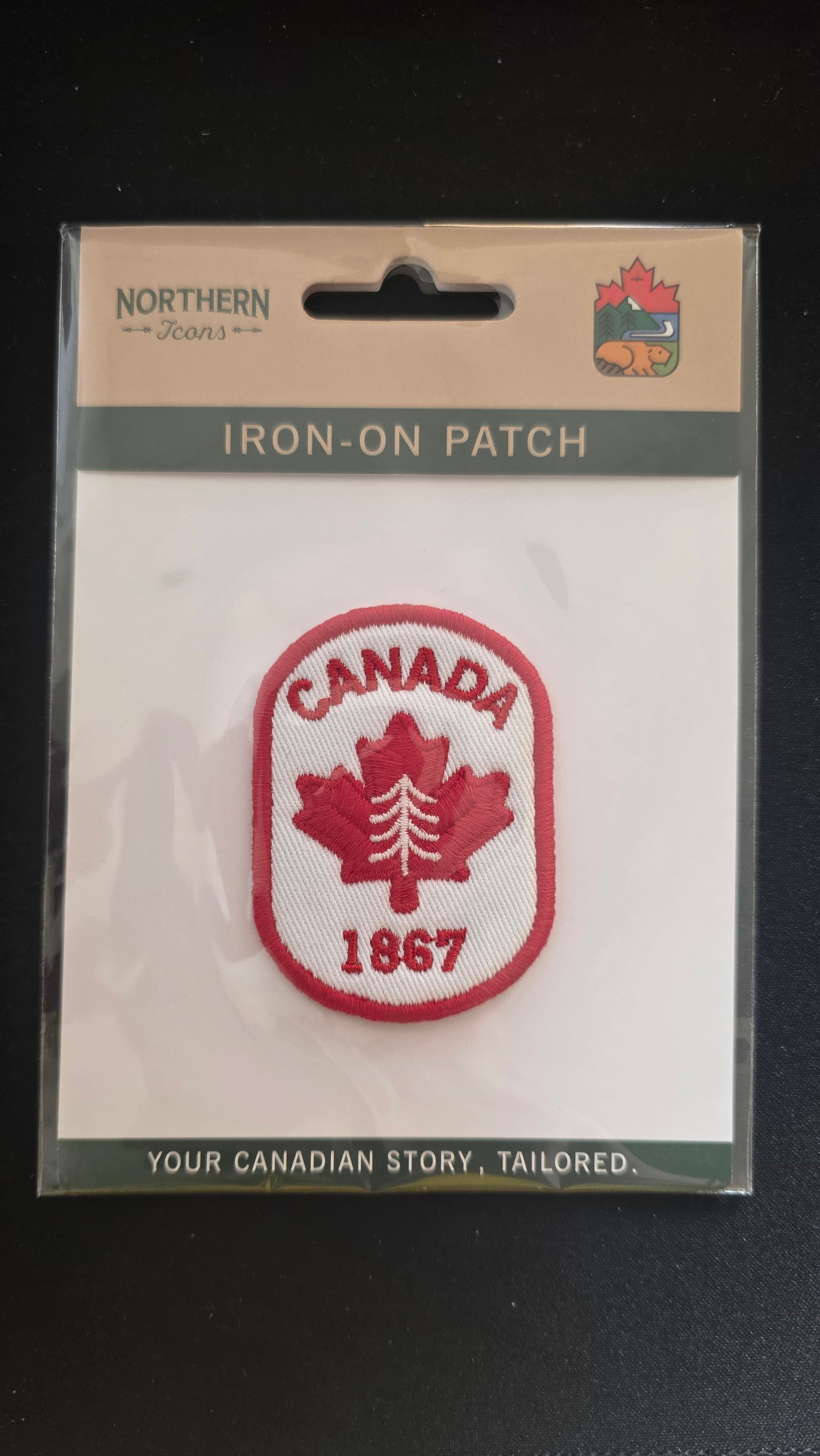 Patch Canada ovale