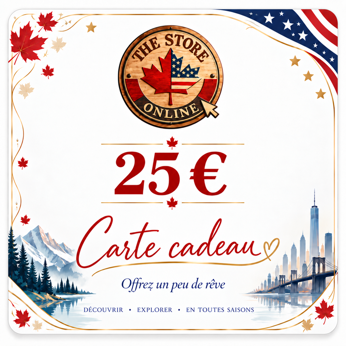 CARTE CADEAU - The Store Online Bailly