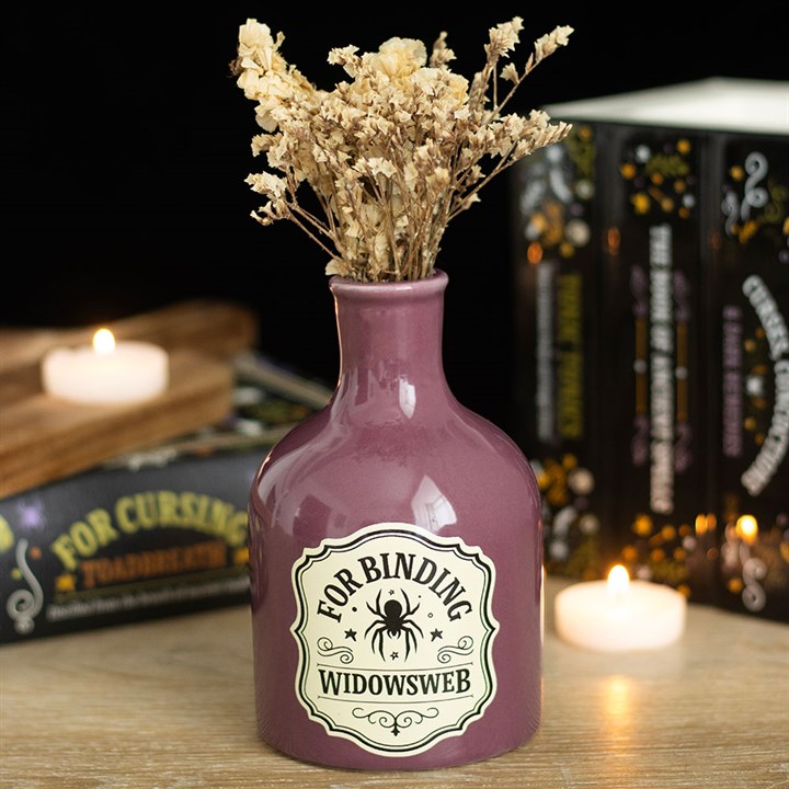 Vase potion "Widowsweb" violet