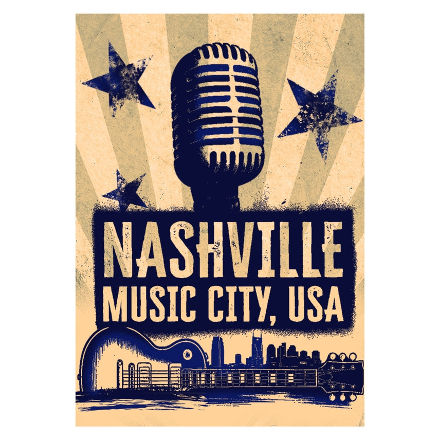 Carte postale Nashville Music City
