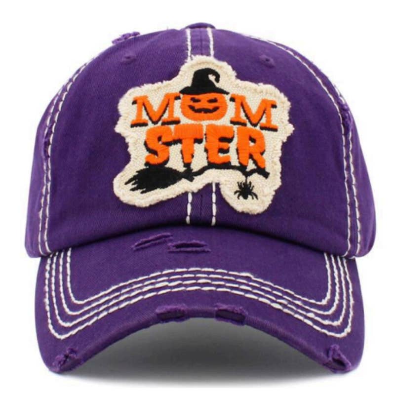 Casquette "Momster" violet