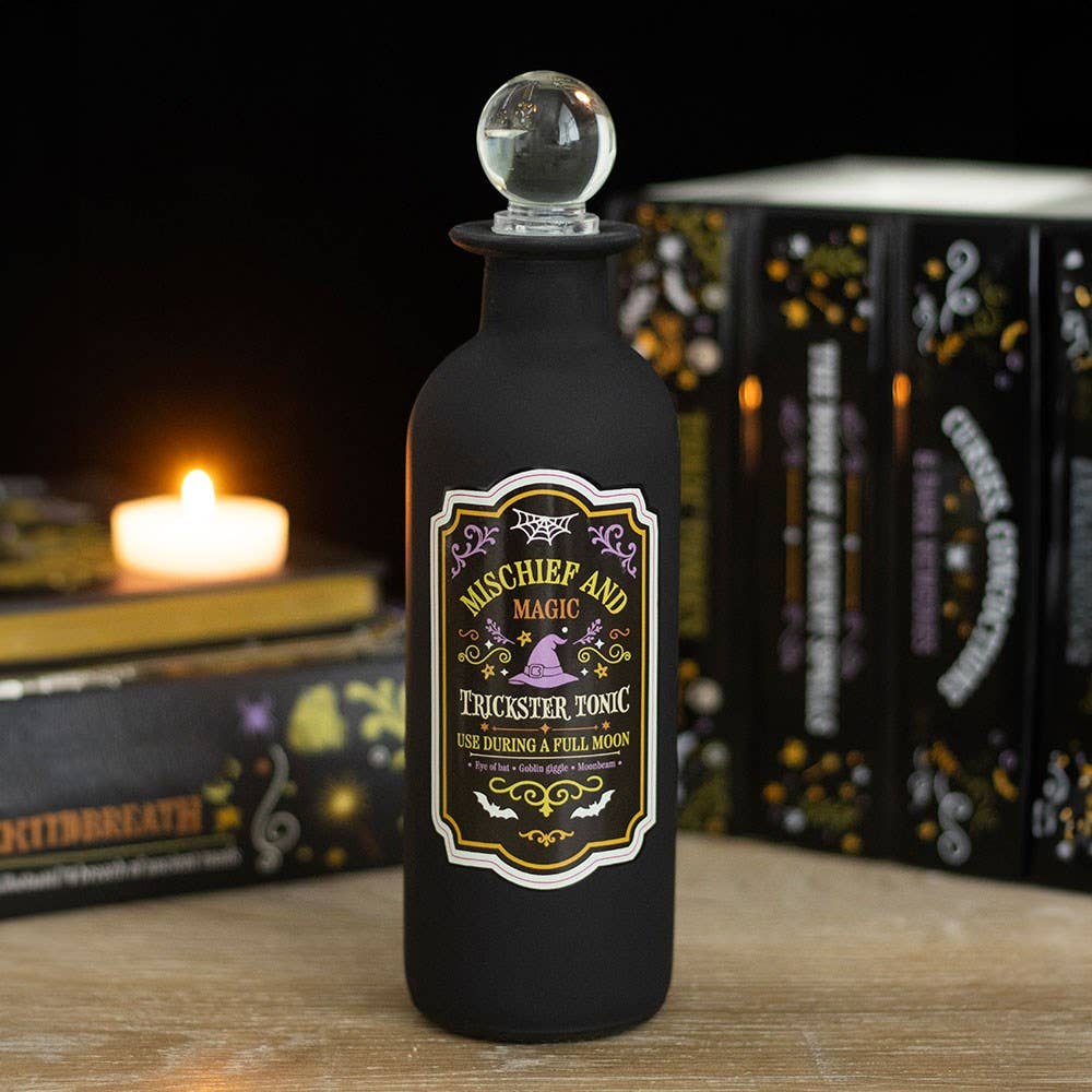 Bouteille Potion en verre "Mischief & Magic"