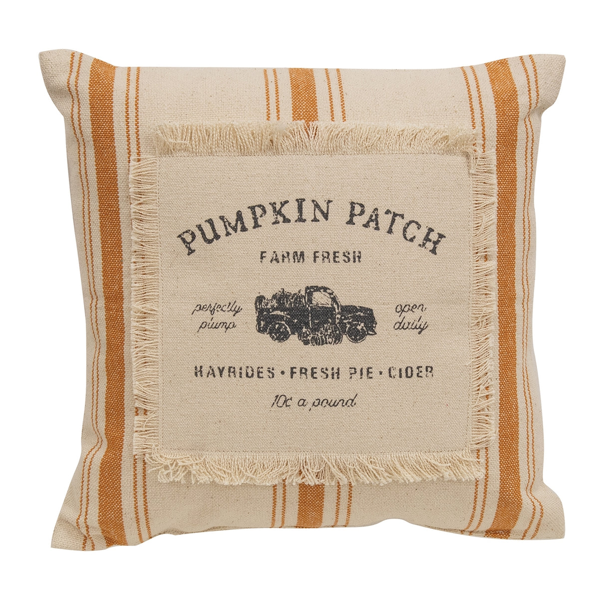 Coussin beige "Pumpkin Patch"