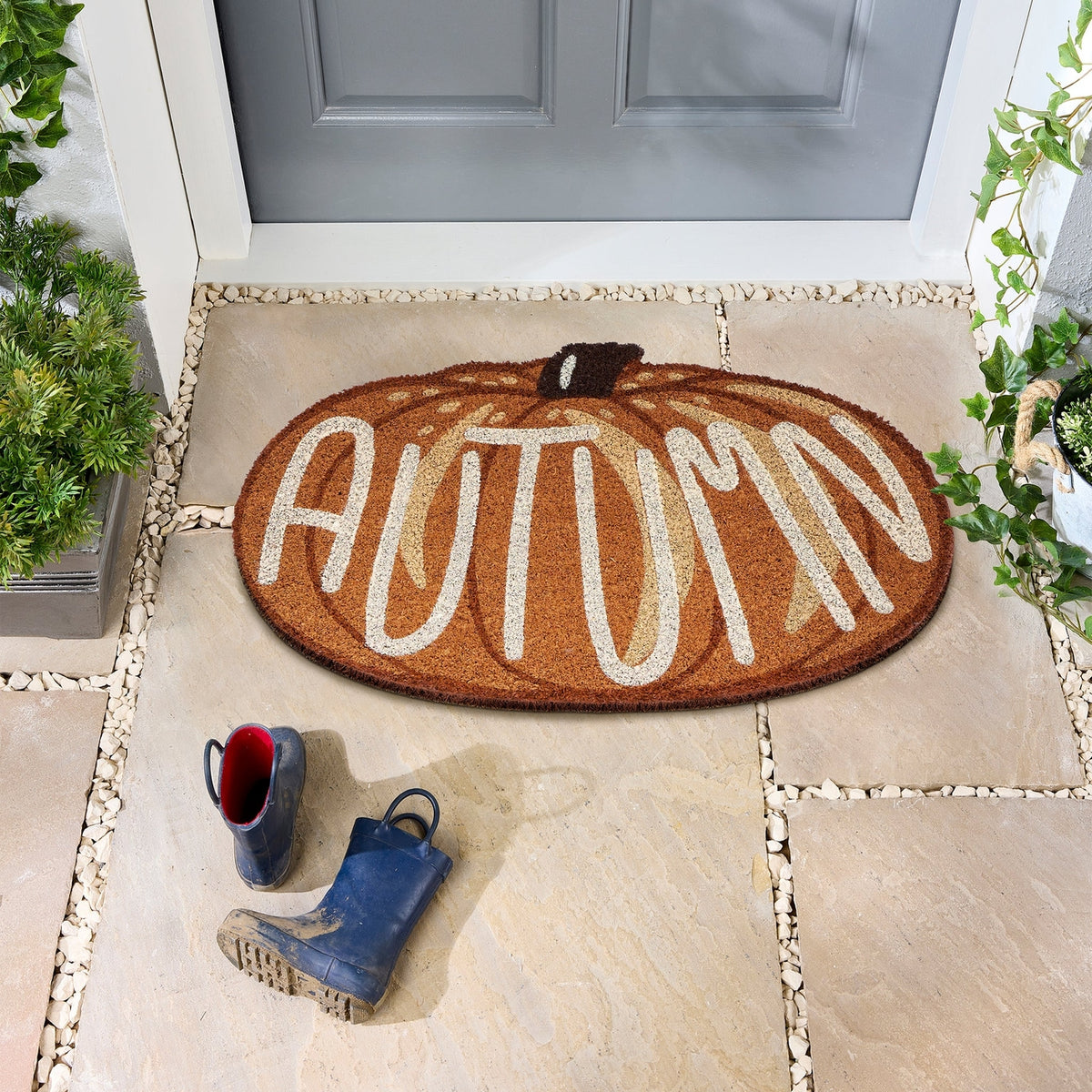 Paillasson forme citrouille "Autumn"