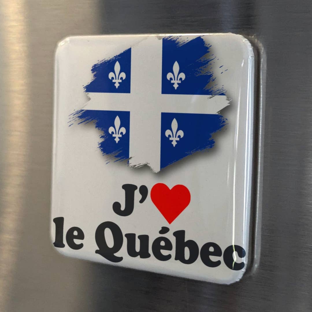 Magnet carré Canada (Modèle au choix)