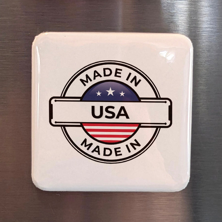 Magnet carré USA (Modèle au choix)