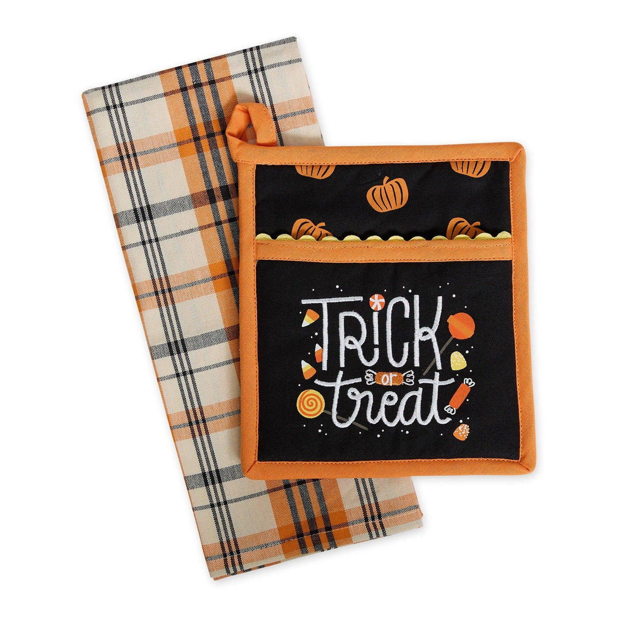 Set Manique & Torchon "Trick Or Treat"
