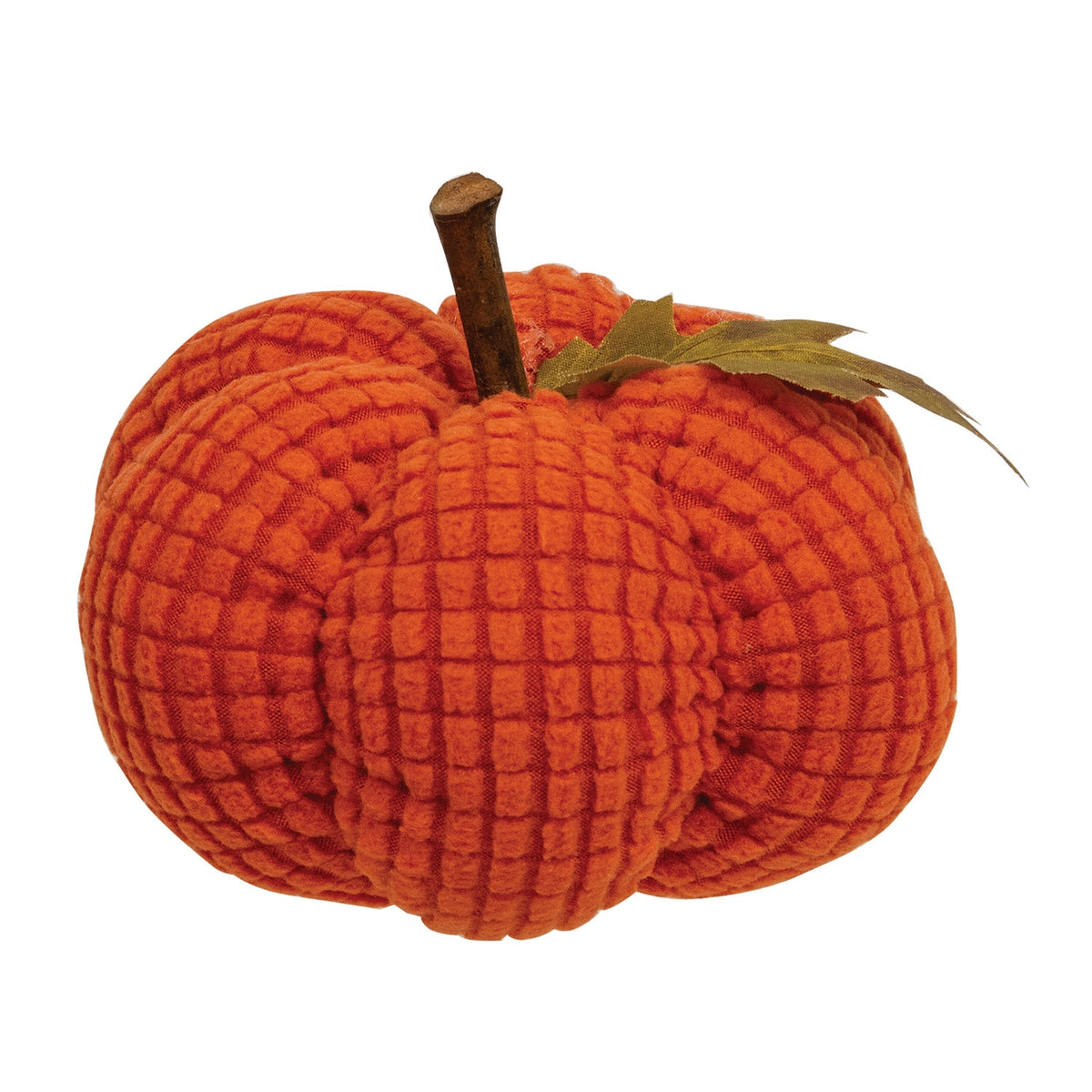 Citrouille tissu gaufré Orange