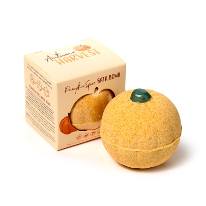 Bombe de bain à la citrouille épicée