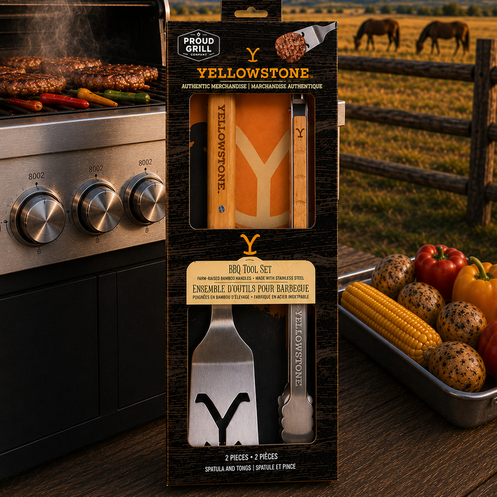 Set 2 Accessoires pour barbecue Yellowstone