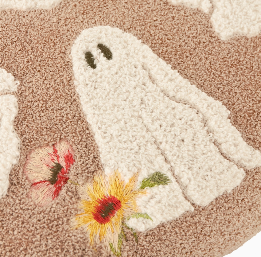 coussin bootanical en bouclettes