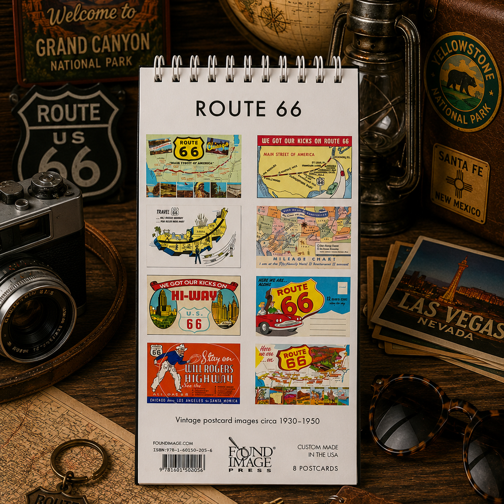 Carnet de cartes postales Route 66