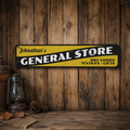 plaque métallique general store
