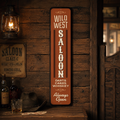 Plaque métallique Saloon wild west