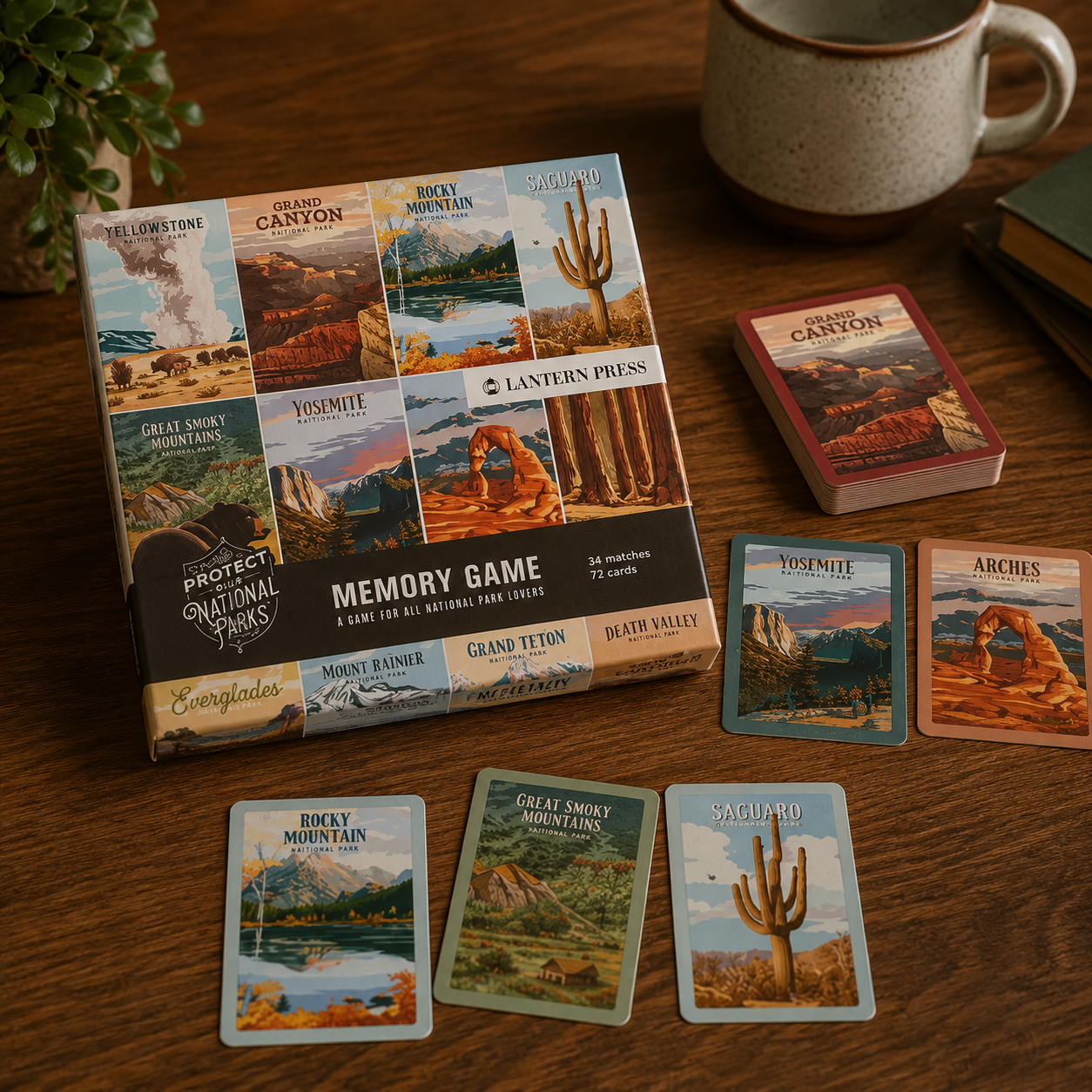Memory game "Parc Nationaux" américains
