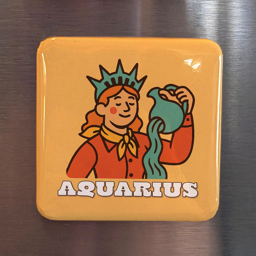 Magnet carré signe Astrologique (Modèle au choix)