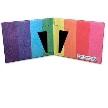 Portefeuille papier Arc en ciel