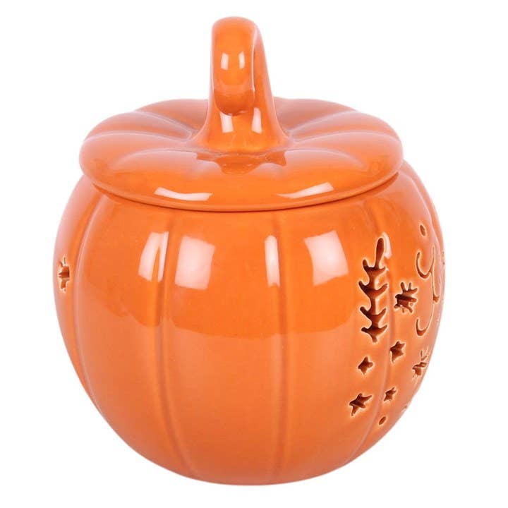 Brûleur Huile / Cire Pumpkin "Folk" orange