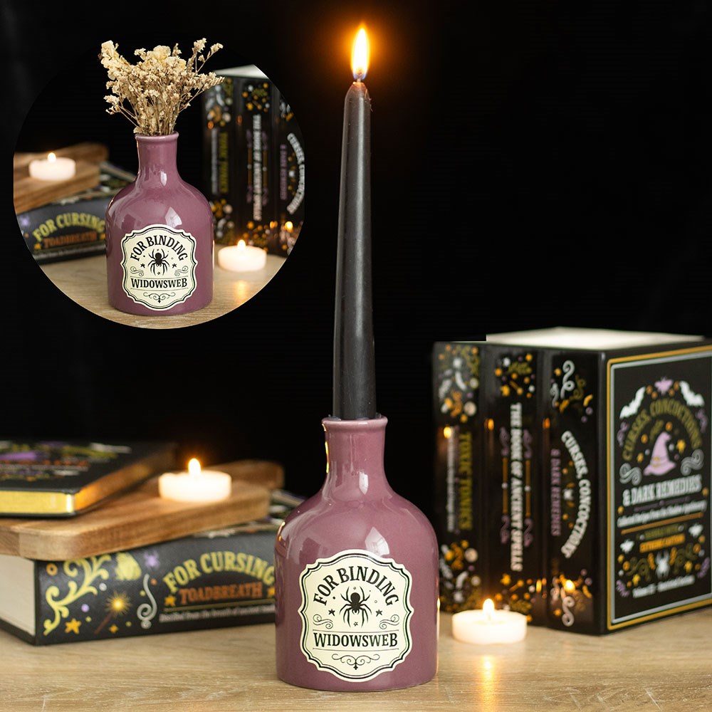 Vase potion "Widowsweb" violet