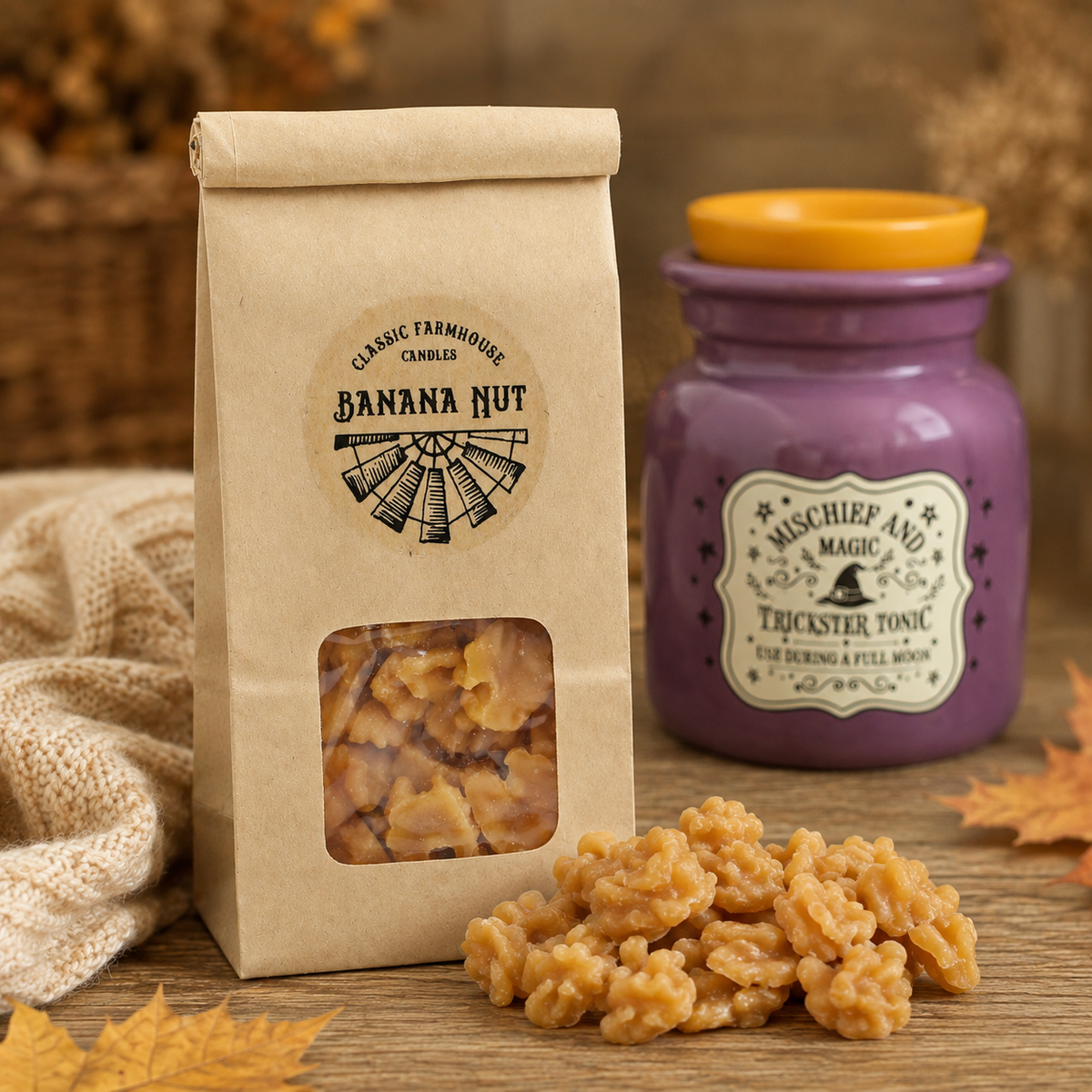 Sachet cire à fondre "Banana Nut Bread"