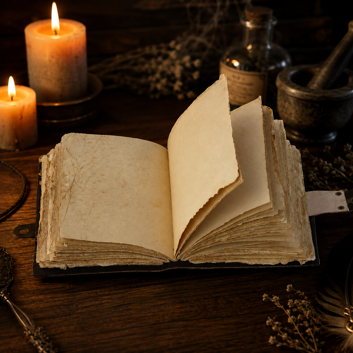 Journal cuir "Book of Shadow"