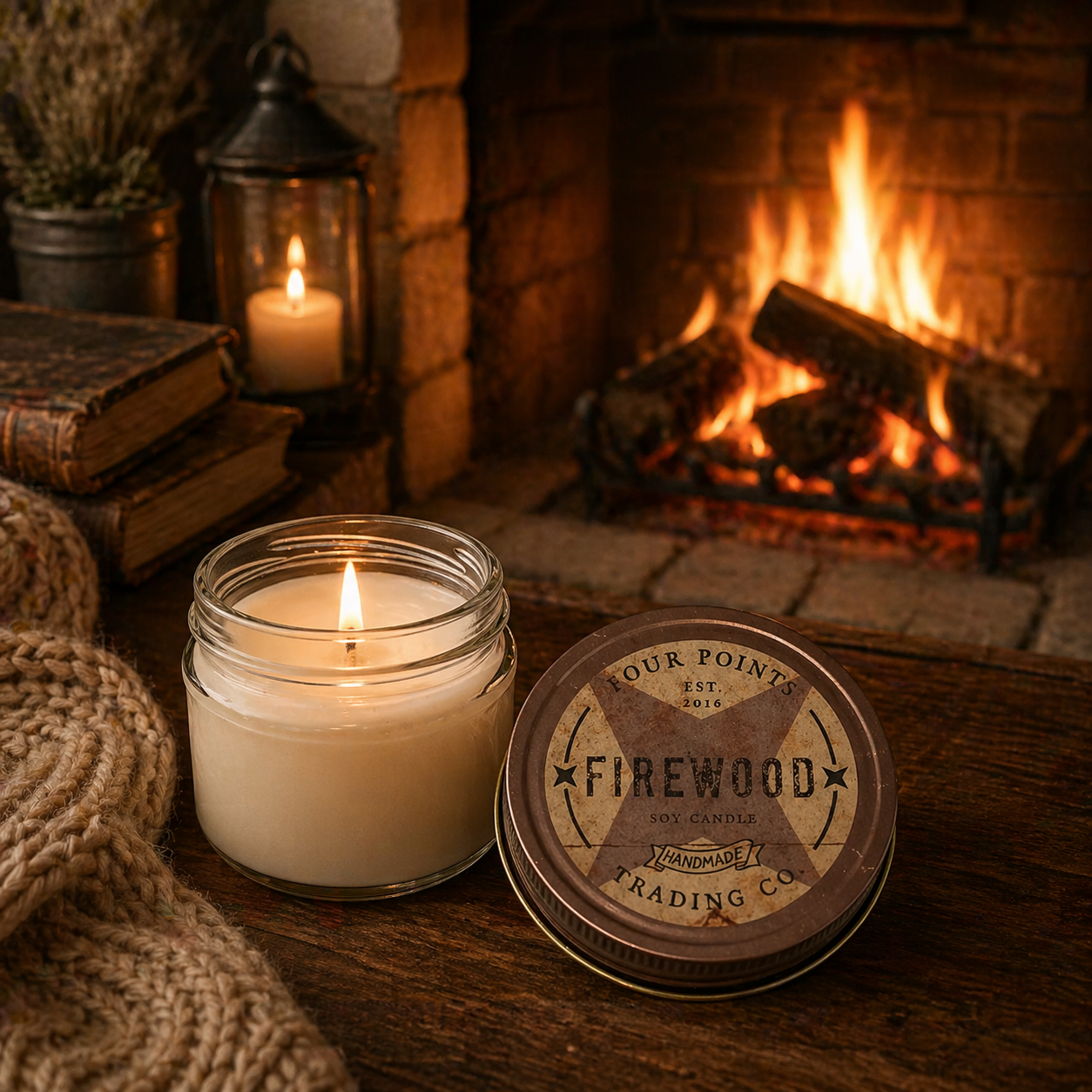 Bougie cire de soja (Parfums au choix)