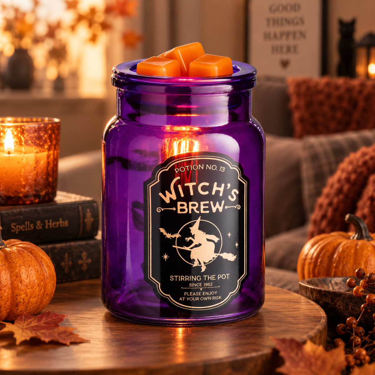 brule cire électrique "witch's brew"