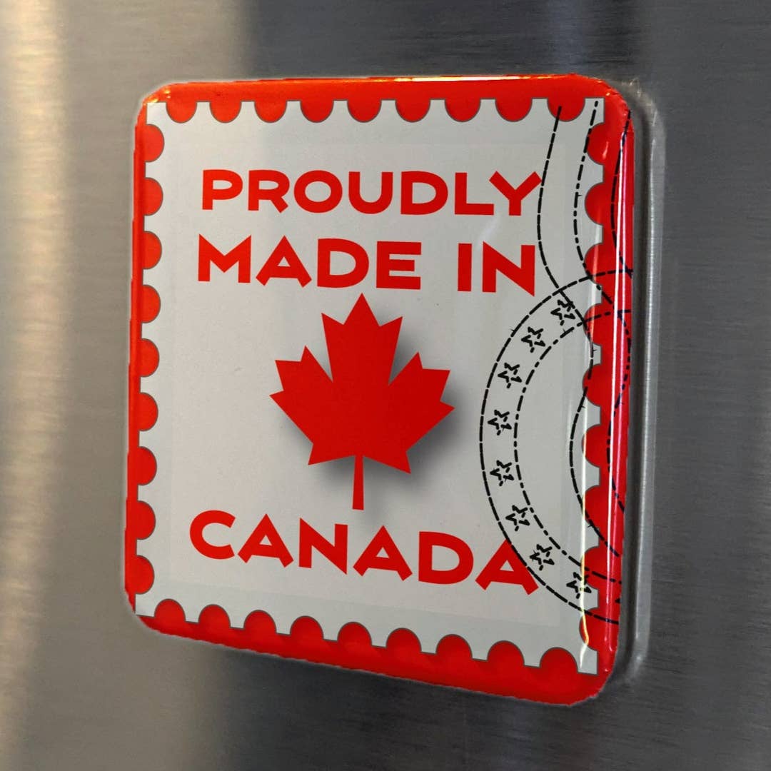 Magnet carré Canada (Modèle au choix)