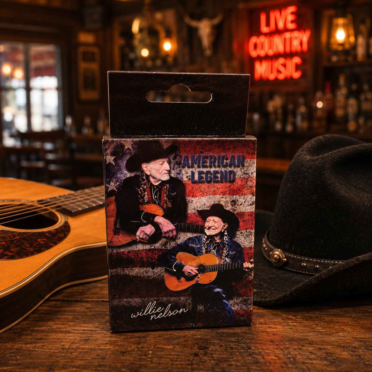 Jeu de cartes "Willie Nelson"
