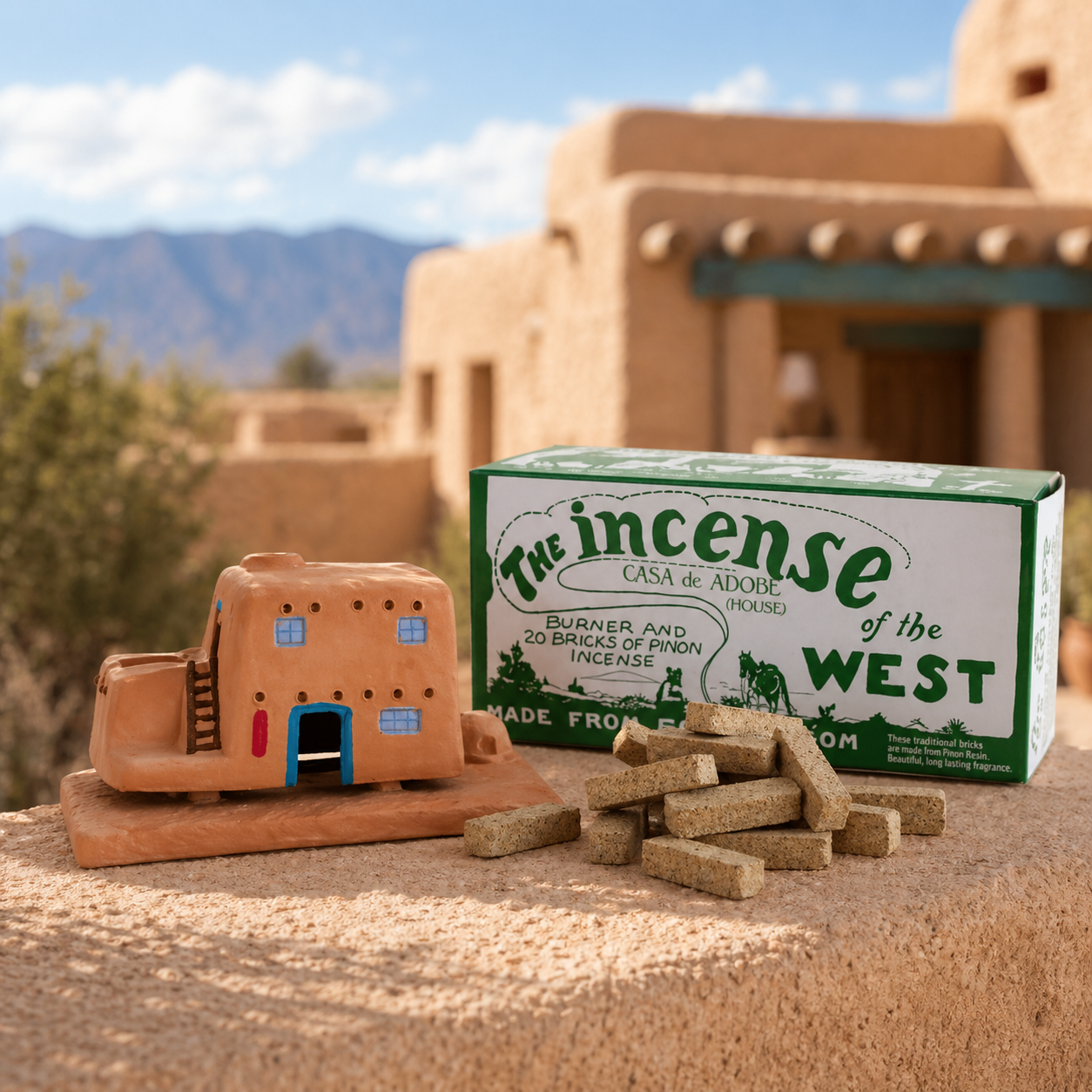 Boîte brûleur "Casa De Adobe" & Batônnets "Piñon"