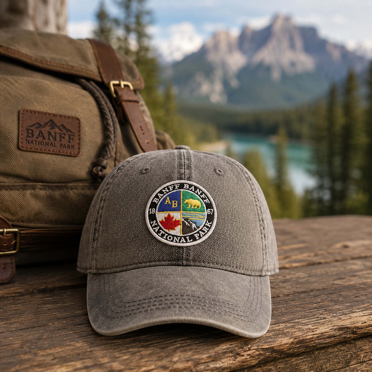 Casquette patch "Banff National Park"