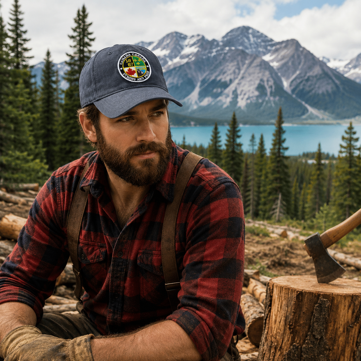 Casquette patch "Canada 1867"