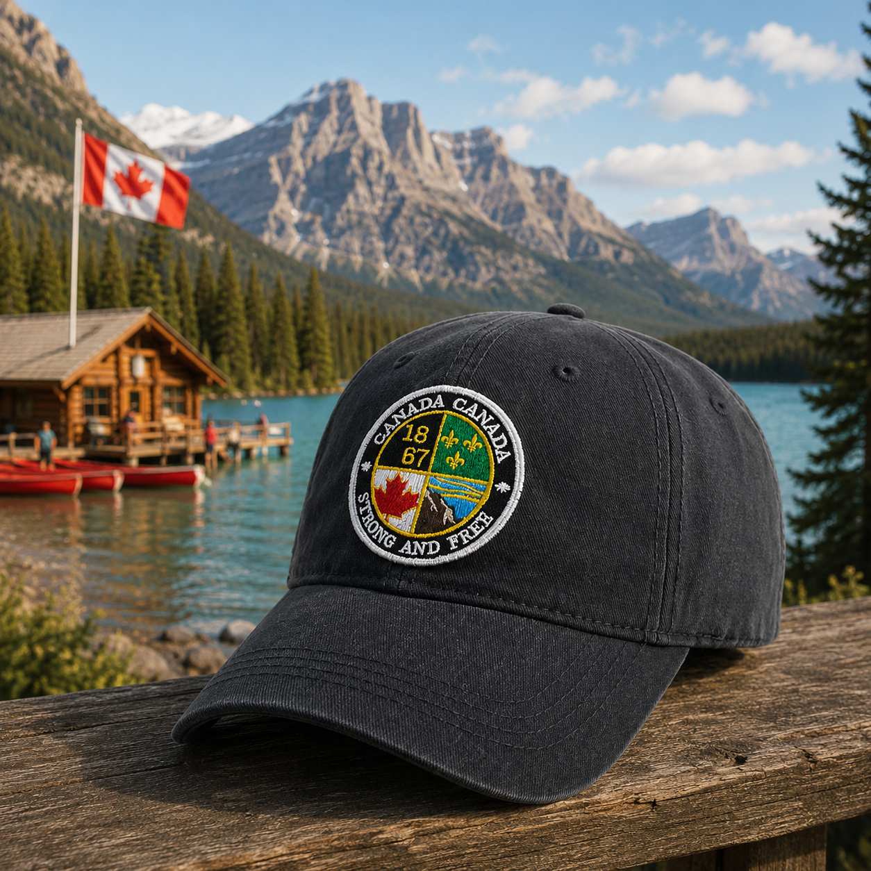 Casquette patch "Canada 1867"