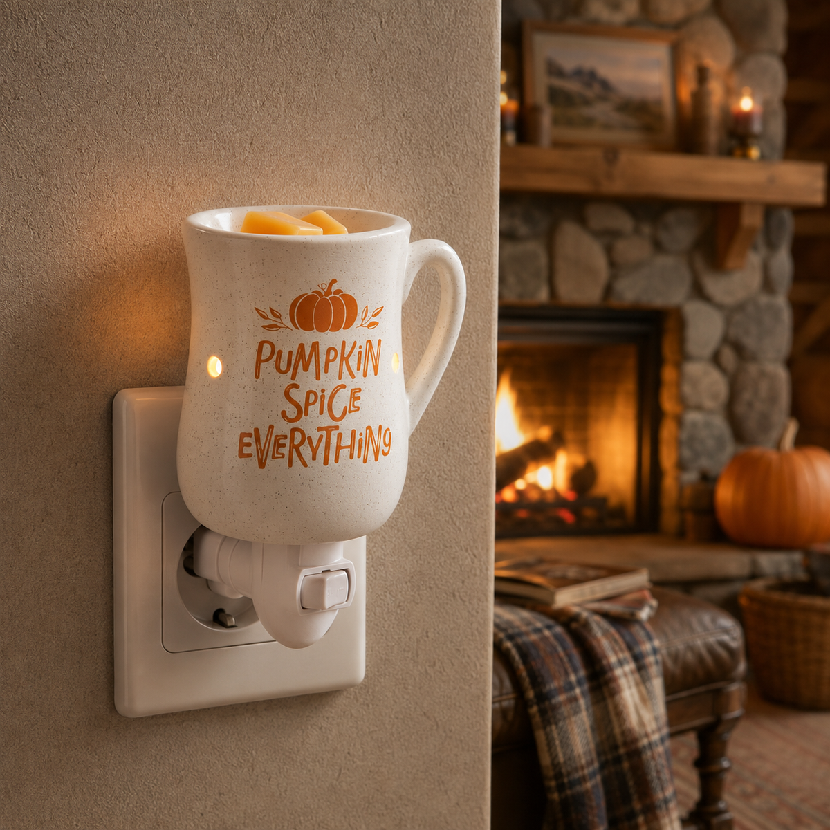 Brûle cire "Pumpkin Spice" prise murale