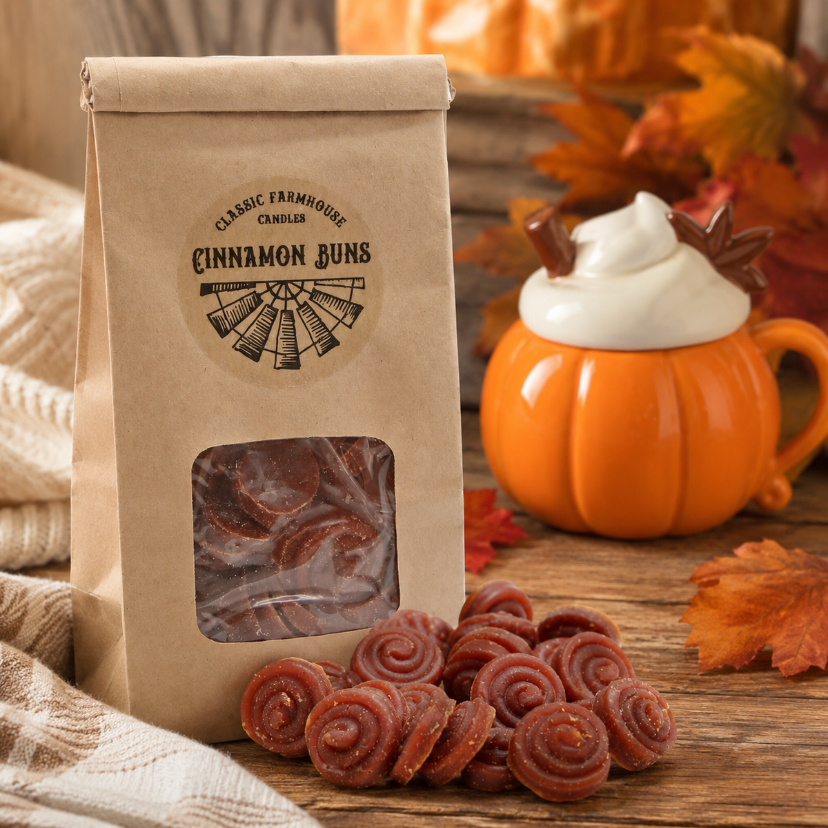 Sachet cire à fondre "Cinnamon Buns"