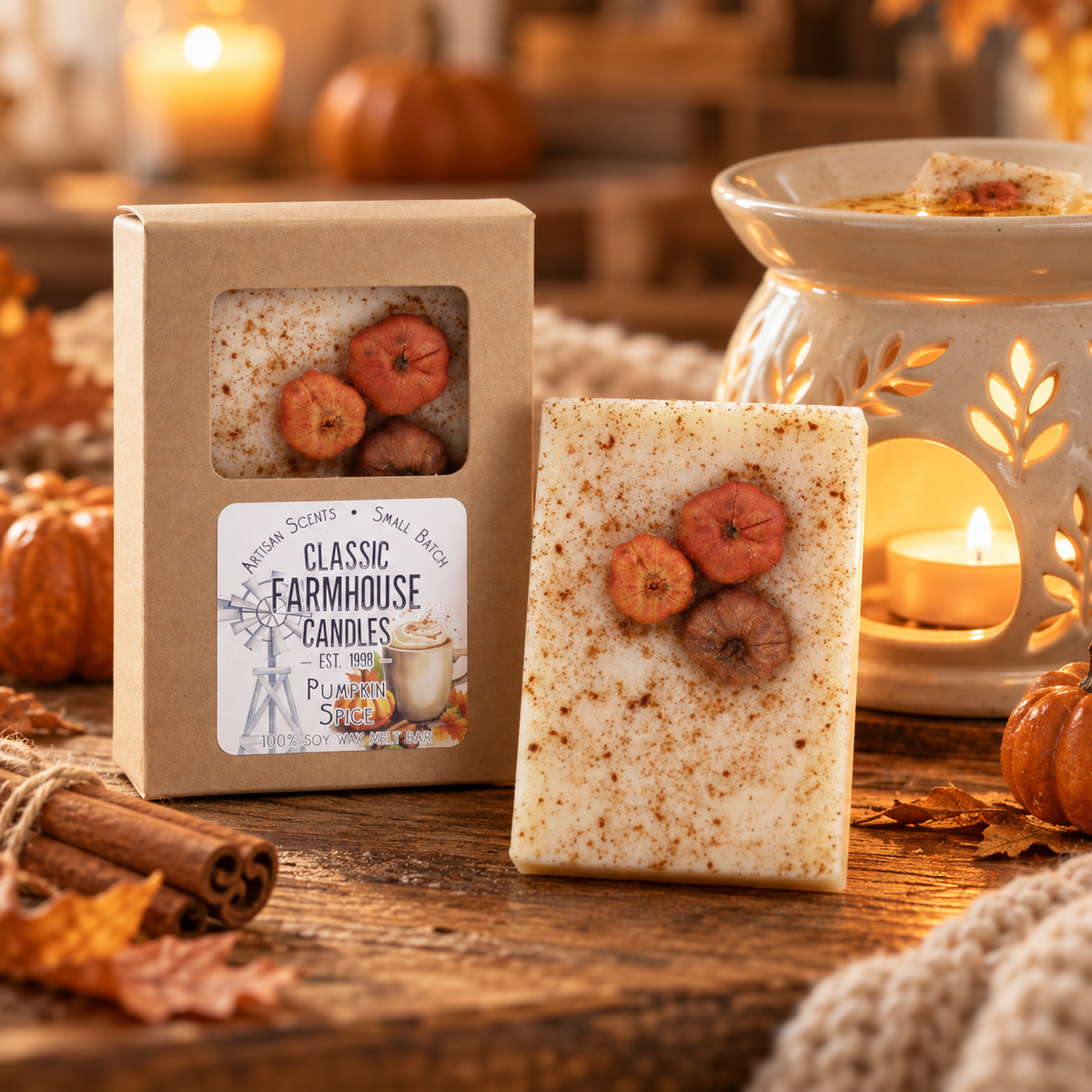 Barre de cire à fondre "Pumpkin Spice"
