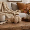 Citrouille Tissu & Jute beige