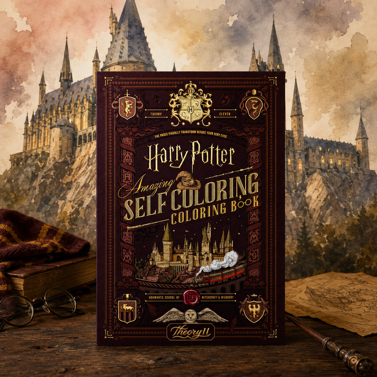 Livre de coloriage magique Harry Potter