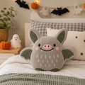 Coussin "Chauve Souris" gris