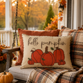 Coussin long beige / Hello Pumpkin