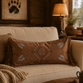 Coussin rectangle brodé à frange Wrangler®