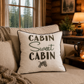 Coussin carré Sweet Cabin